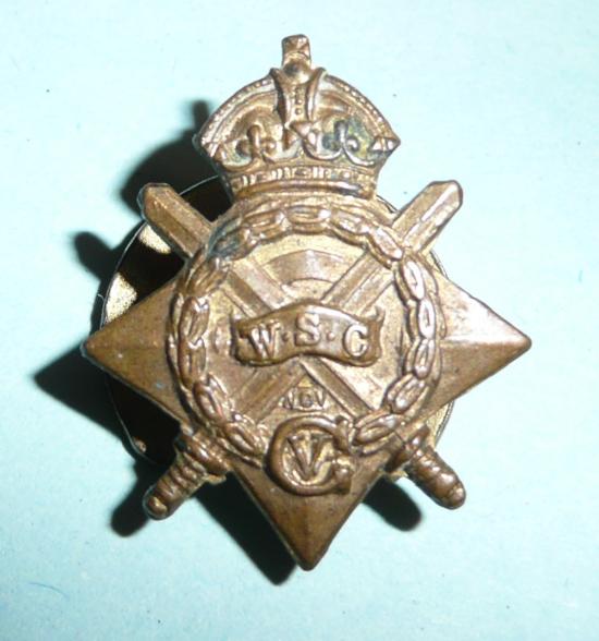 Old Contemptibles WSC Miniature Bronze Lapel Badge