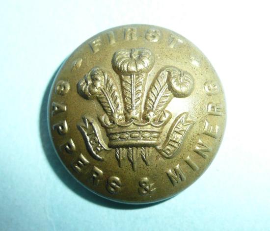 Indian Army - First Sappers & Miners Brass Button