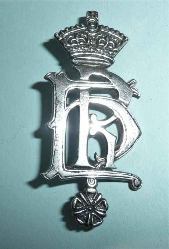 Victorian Hampshire Regiment Officers Silver Pagri Badge