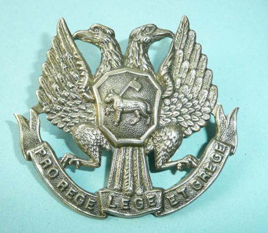 Glenalmond OTC White Metal Cap Badge