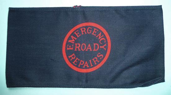 WW2 Home Front - Emergency Road Repairs Printed Arm Band