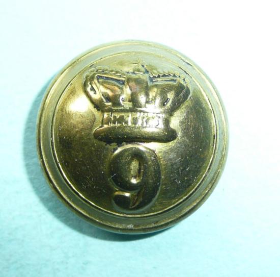 9th (East Norfolk) Regiment of Foot Other Ranks Medium Brass Button, pre 1881 (No 5)