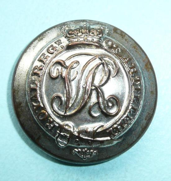 Royal Horse Artillery (RHA) Officers Greatcoat Extra Large Pattern Silver Plated Button