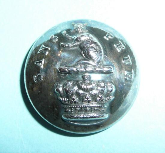 5th Seaforth and Caithness Highlanders Territorial Battalion Officers Large Pattern Silver Plated Button