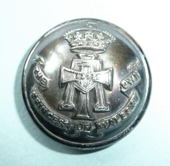 The Green Howards ( Alexandra, Princess of Wales's Own Yorkshire Regiment) Volunteer Battalion Officers Large Silver Plated Button