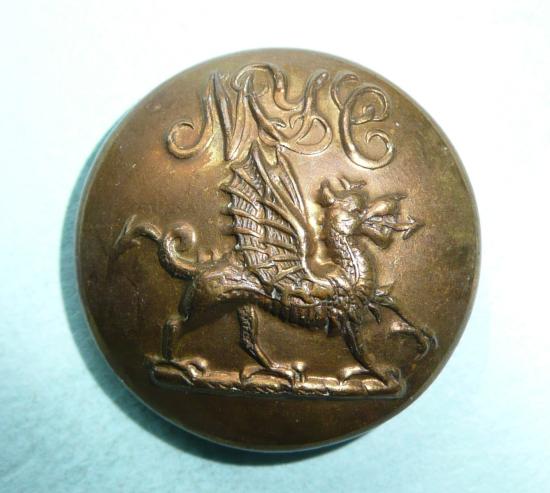 Montgomeryshire Yeomanry  Cavalry (MYC) Other Ranks Large Pattern Brass Button