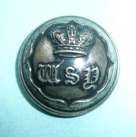 West Somerset Yeomanry (WSY) Officers Silver Plated LargePattern Button