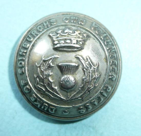 South African Duke of Edinburghs Own Volunteer Rifles Medium Pattern White Metal Button