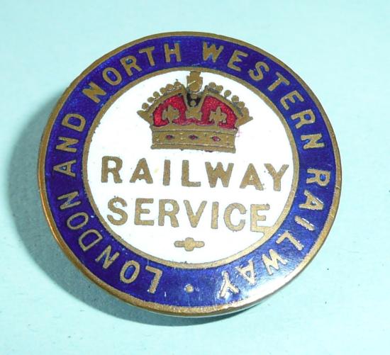 WW1 London and North Western Railway War Service Badge