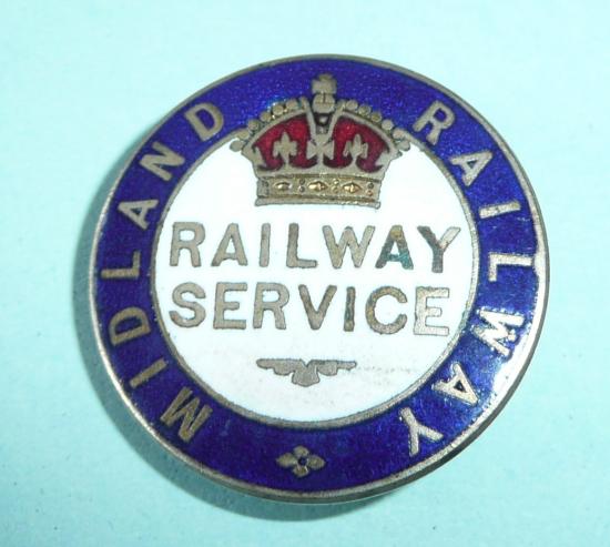 WW1 Midland Railway war service badge