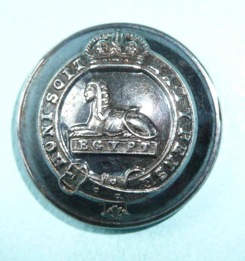 The Manchester Regiment Volunteer Battalion /Territorial Officers Large Pattern Silver Plated Button