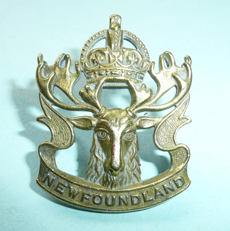 WW1 Royal Newfoundland Regiment Officer's Collar Badge