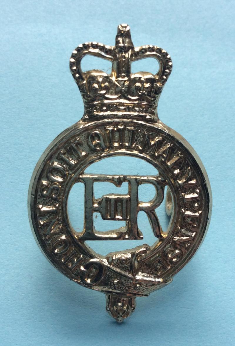 Household Cavalry Staybrite Anodised Aluminium Cap Badge ERII Issue