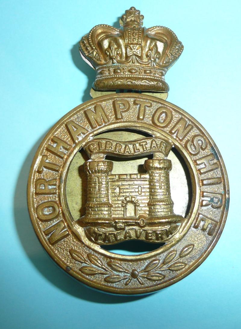 Northamptonshire Regiment HPC / Glengarry with Separate Crown and Brass Backing Plate