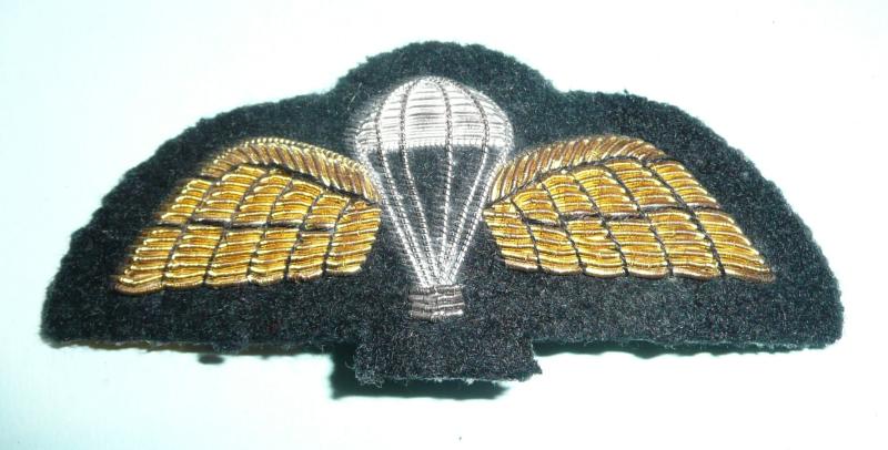 Parachute Wing Insignia in Bullion