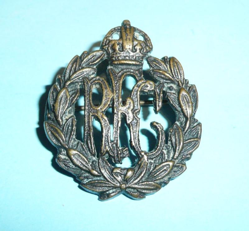 WW1 Royal Flying Corps (RFC) OSD Officers Collar Badge converted to Sweetheart Brooch / Lapel