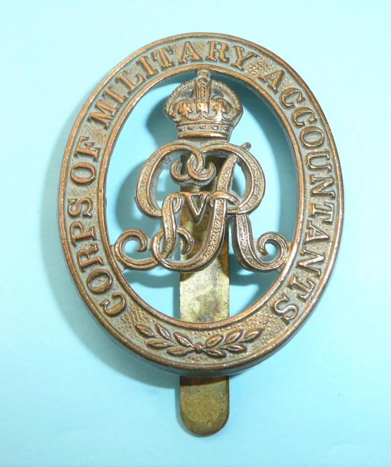 Corps of Military Accountants (GV) Brass Cap Badge