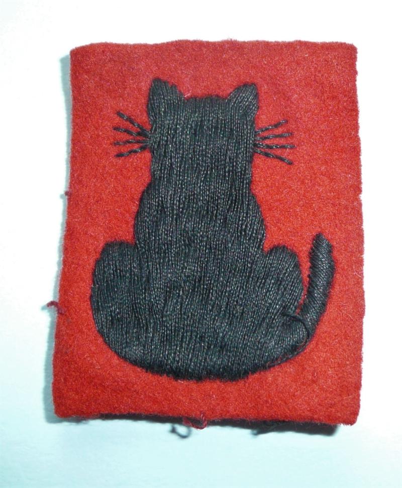 WW2 56th (London) Division Woven Cloth Formation Sign