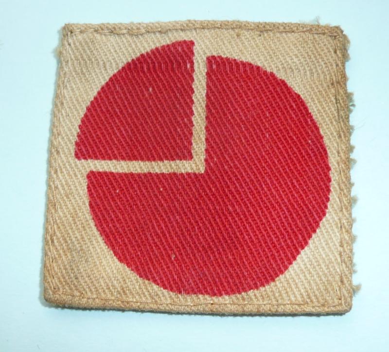 WW2 4th Infantry Division Printed Cloth Formation Sign