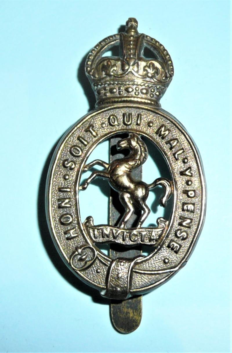 The Royal East Kent Yeomanry ( The Duke of Connaught 's Own) ( Mounted Rifles ) Bronze Cap Badge