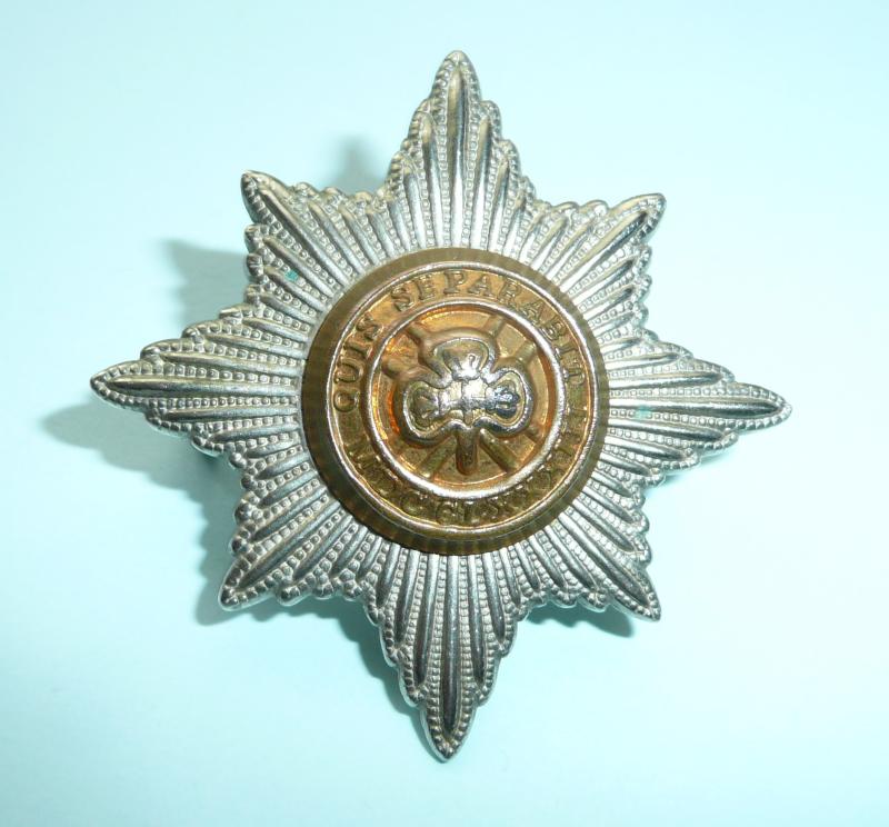 Irish Guards Sergeants / Colour-Sergeants Bi-Metal Cap Star Badge