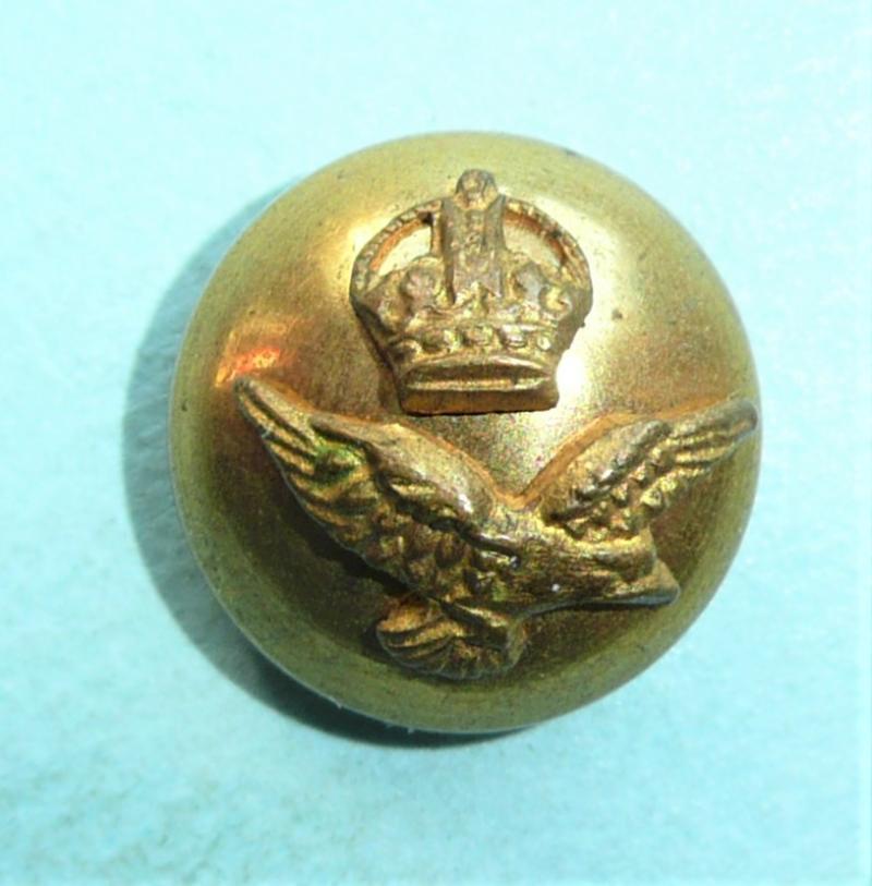 RAF Royal Air Force Gilt Small Pattern Mounted Cap / Mess Dress Button