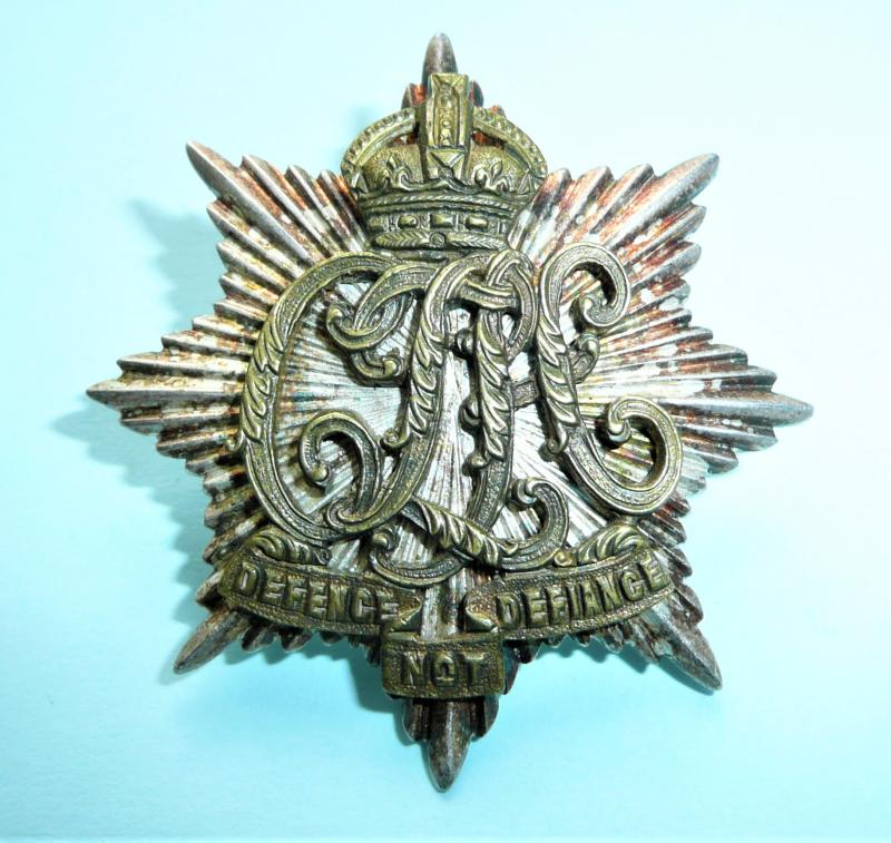 Calcutta Light Horse (CLH) Officer's Gilt and Silver Plated Cap Badge