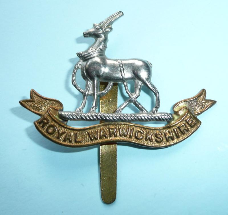 Royal Warwickshire Regiment Other Ranks Bi-Metal Cap Badge