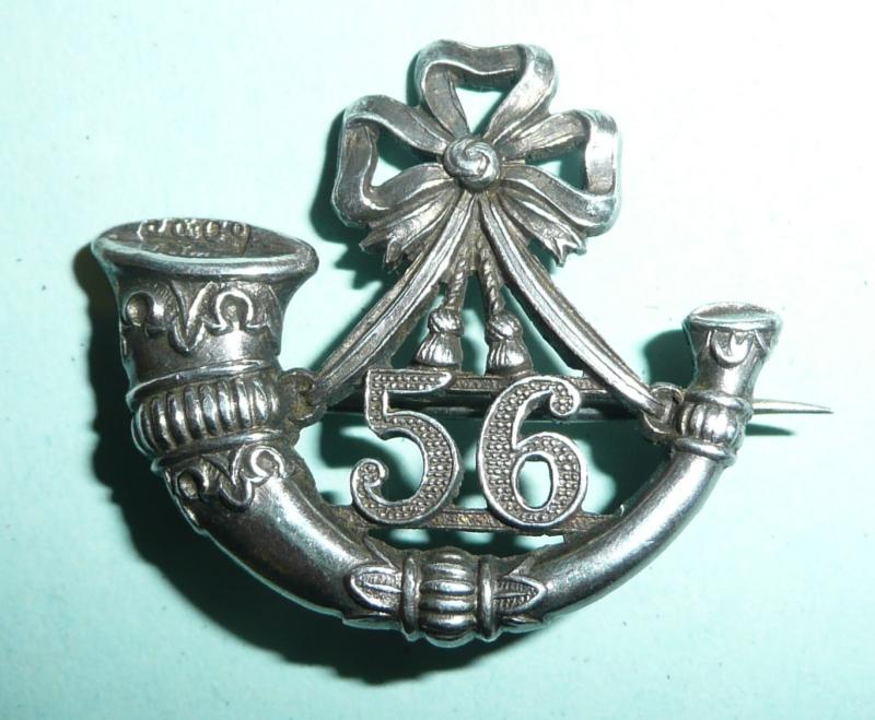 56th Punjabi Rifles (Frontier Force) hallmarked silver badge
