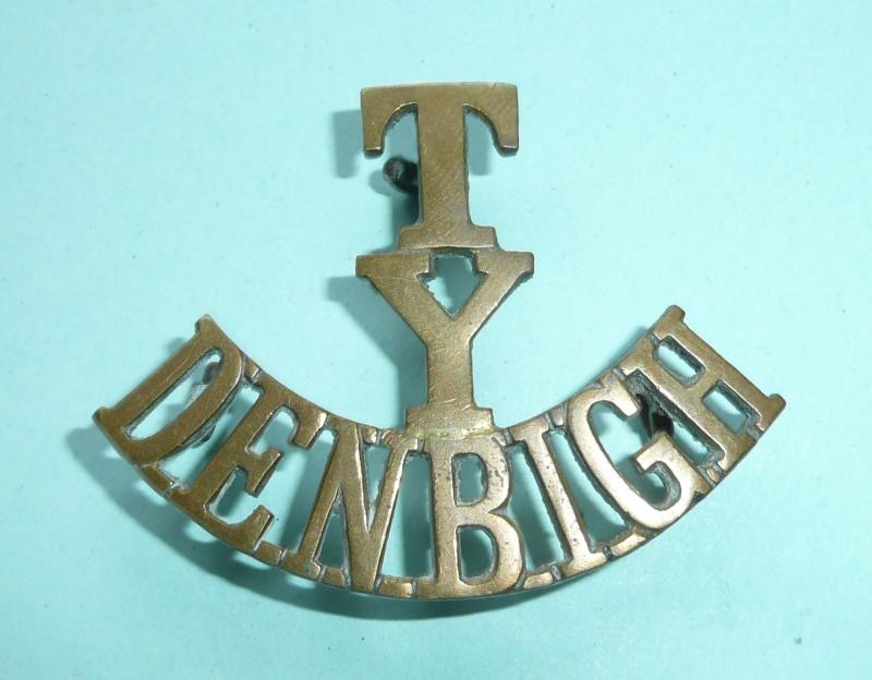 The Quartermasters Store T Y Denbigh Denbighshire Yeomanry Hussars One Piece Brass 7635