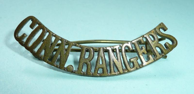 WW1 Connaught Rangers Brass Shoulder Title