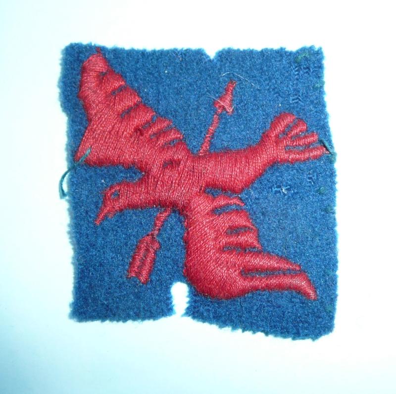 WW2 1st Anti-Aircraft AA Corps Command Woven Formation Sign