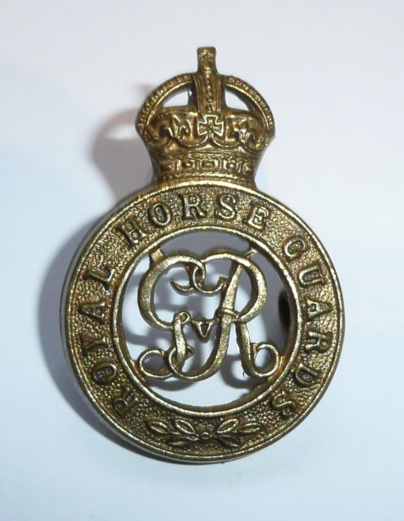 Royal Horse Guards (The Blues) Brass GV Cap Badge