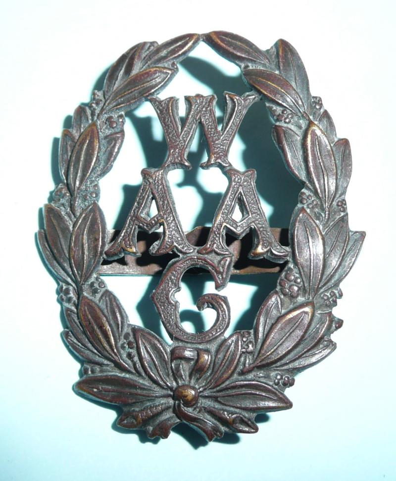 WW1 WAAC Women's Army Auxiliary Corps Officers OSD Cap Badge - Blades