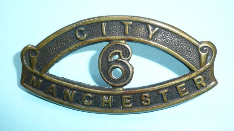 WWI (6th City Pals) 21st (Service) Battalion The Manchester Regiment (CITY/6/MANCHESTER) Shoulder Title
