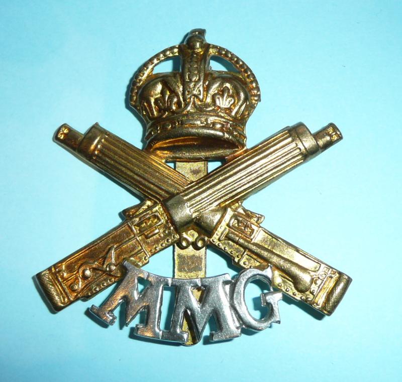 WW1 Motor Machine Gun Corps (MMG) Other Ranks Bi-Metal Cap Badge