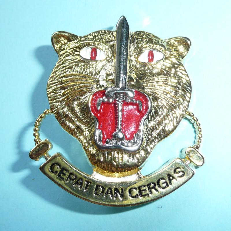 Malaysian Army GKK 11th Special Service (Special Forces Commando) Regiment Hat Cap Beret Badge