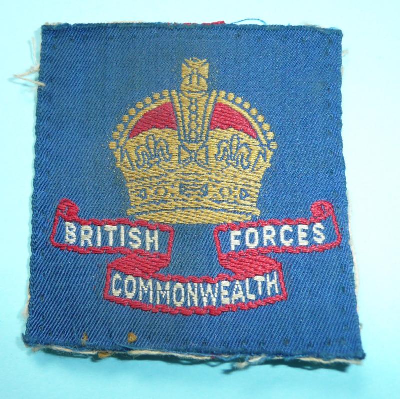 British Commonwealth Occupation Force (BCOF) Silk Embroidered Formation Sign - Japanese Occupation