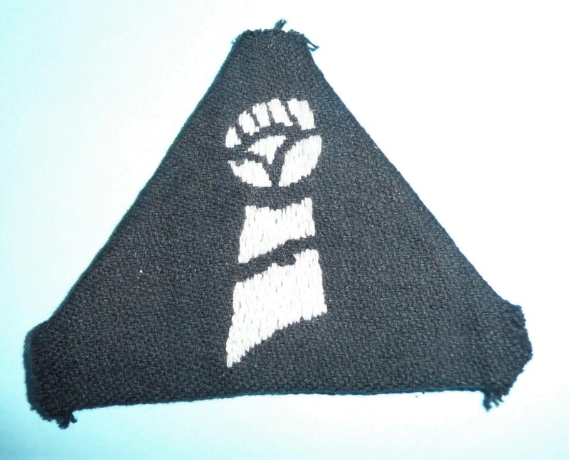 50th Indian Tank Brigade Embroidered Cloth Formation Sign