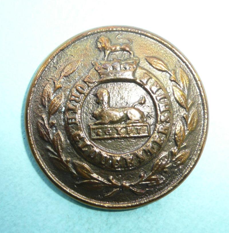 28th (North Gloucestershire) Regiment of Foot, Mess Waiter's Button, per 1881