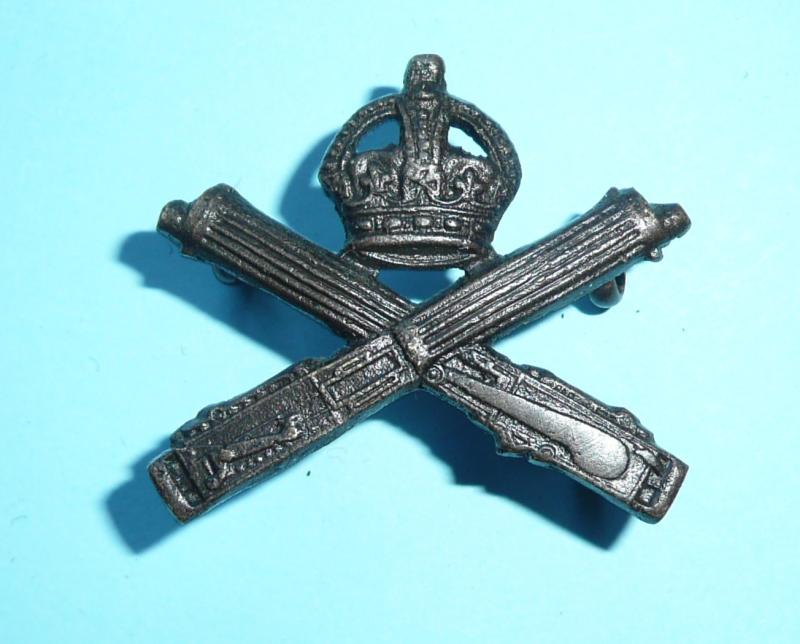WW1 Machine Gun Corps MGC Officer's OSD Bronze Collar Badge