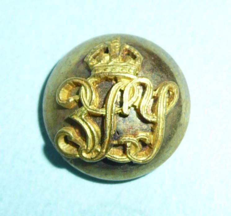 3rd County of London (Sharpshooters) Officer's Cap / Mess Dress Mounted Gilt Button
