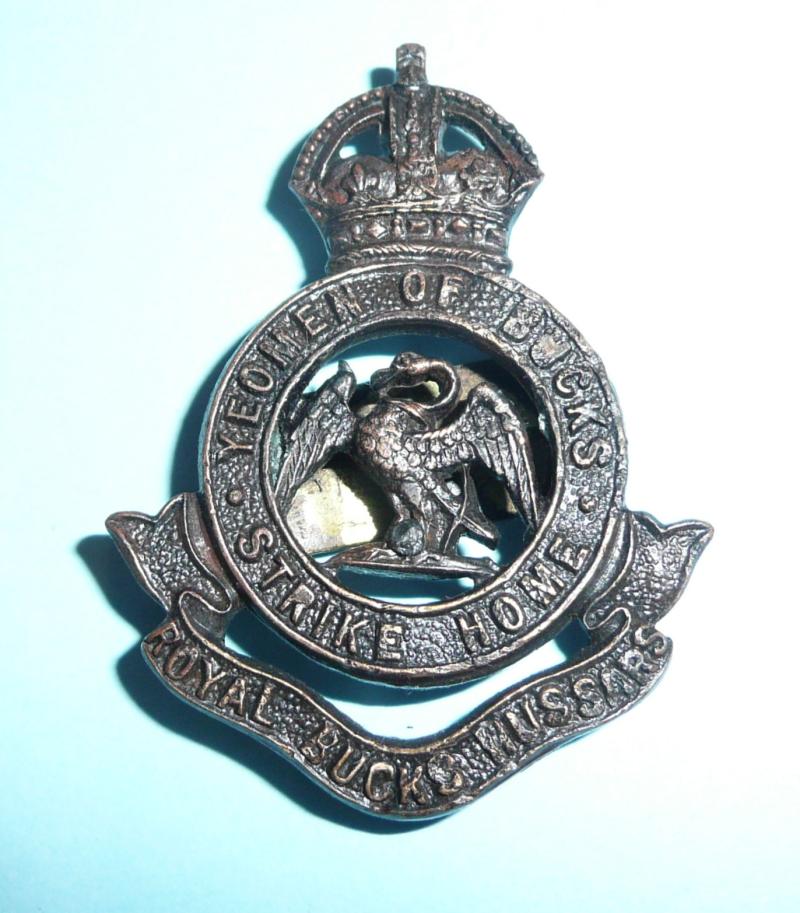 Royal Bucks (Buckinghamshire) Hussars (Yeomanry) Officer's OSD Blackened Bronze - Blades - Gaunt Tablet
