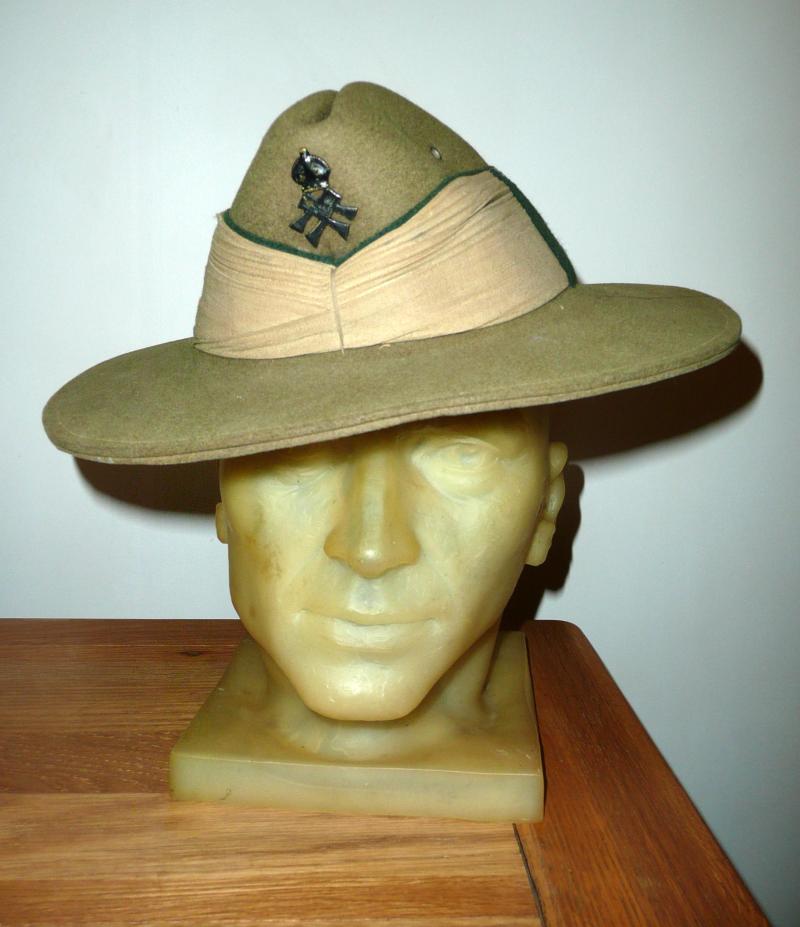 3rd Gurkha Rifles Officer's Slouch Hat dated 1943