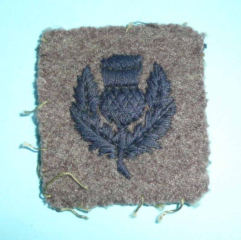 The London Scottish (The Gordon Highlanders TA) Embroidered Regimental Flash Arm Designation