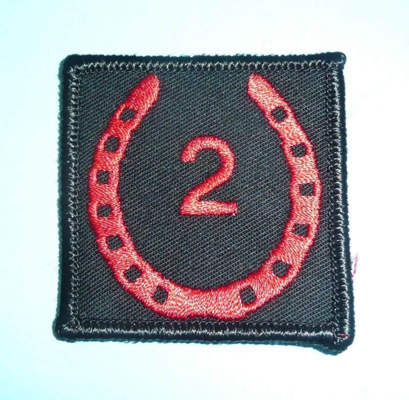2 (National Communications) Signal Brigade Cloth Tactical Recognition Flash TRF Patch Formation Sign