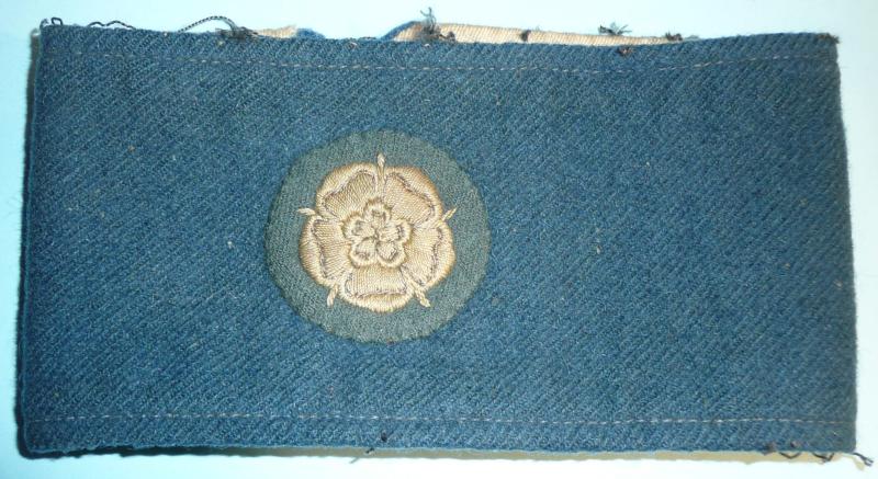 WW1 49th Infantry Division Embroidered Senior Officers Arm Brassard - Attributed