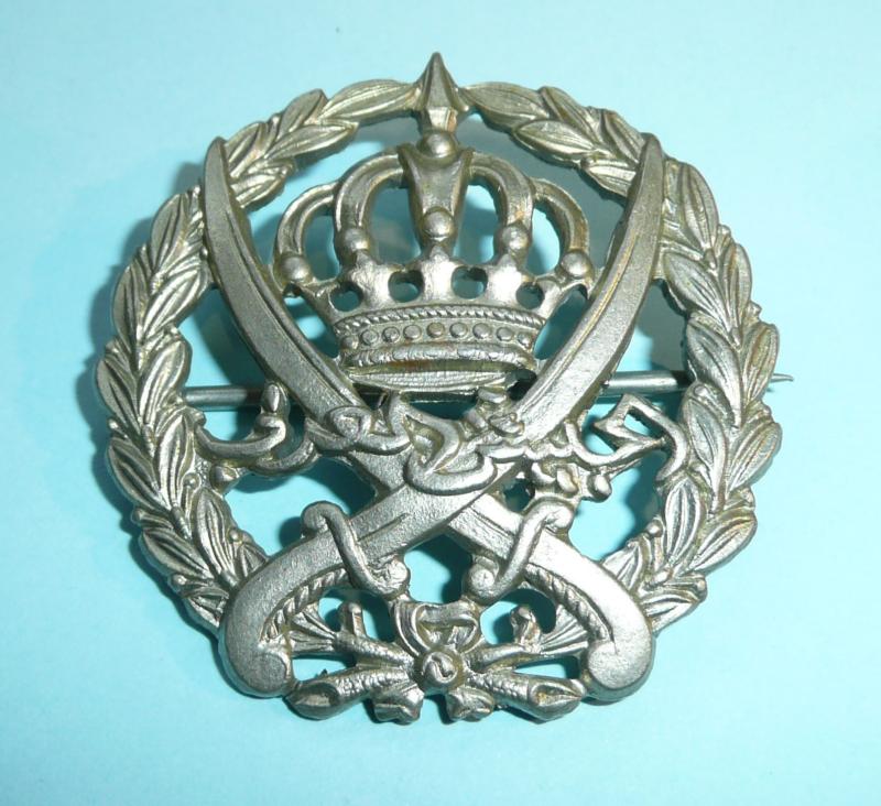 Transjordan, Emirate - An Arab Legion Headdress Cap Badge for the Regular Army of Transjordan 1920-1956