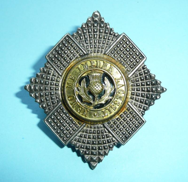 Royal Scots Officer's Full Dress Cap Badge - Anderson