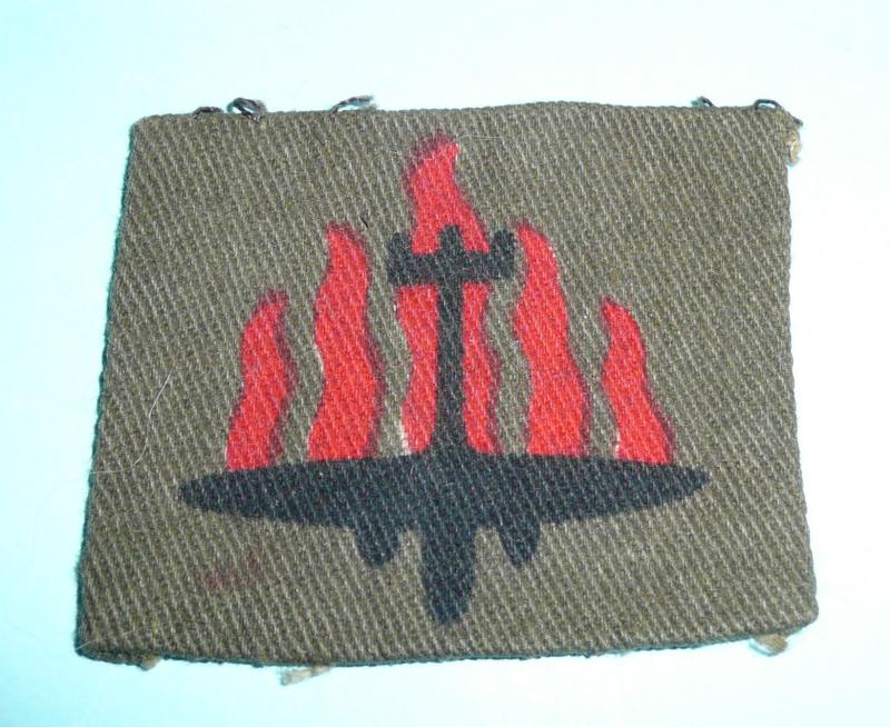 WW2 5th Anti-Aircraft (AA) Division Printed Cloth Formation Sign Flash Patch Badge